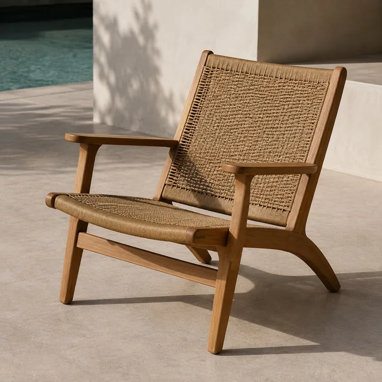 Skerry teak lounge chair