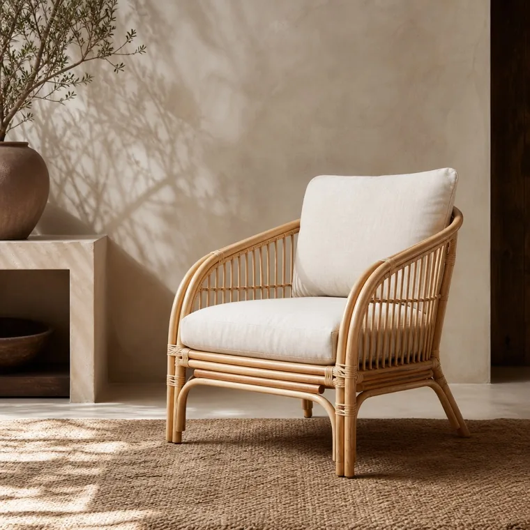 Ellis rattan armchair